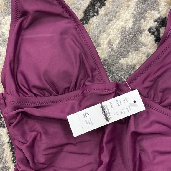 J. Crew Ruched V-neck one-piece - Picture 6 of 7